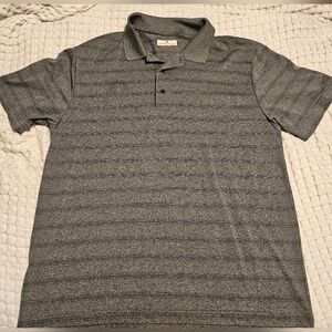 Grand Slam Gray Patterned Polo Shirt L
